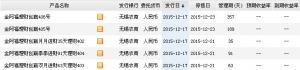 2015年12月20日无锡农商行最新在售理财产品收益一览表