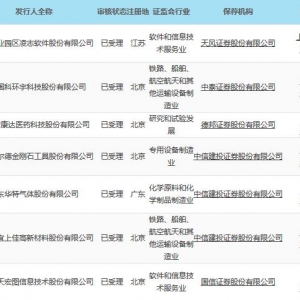 4月12日上交所受理七家公司科创板上市申请（影子股概念股） ... ... ...