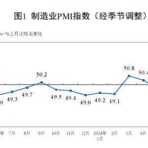 2024年6月中国采购经理指数（PMI）运行情况