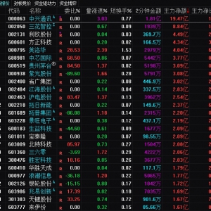 2025年1月9日沪深股市主力资金净流入前25名