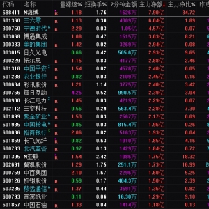 2025年1月27日沪深股市主力资金净流入前25名