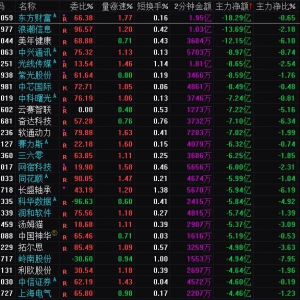 2025年2月18日沪深股市主力资金净流出前25名