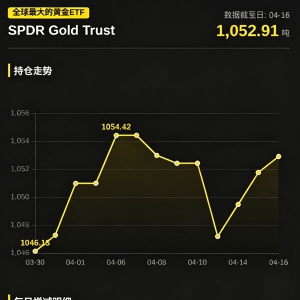 全球最大的黄金ETF SPDR Gold Trust持续增仓附走势图